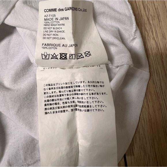 Comme Des Garsons Play Pink Heart Tee - Picture 3 of 9